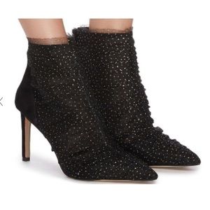 🆕Sam Edelman Farren glitter tulle ankle booties